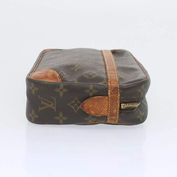LOUIS VUITTON Monogram Compiegne 28 Clutch Bag M51845 LV Auth - Picture 13 of 15